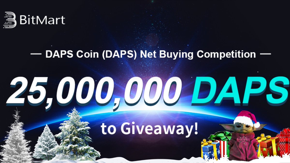 Konkurs zakupów netto monet DAPS (DAPS) - 25 000 000 nagród DAPS