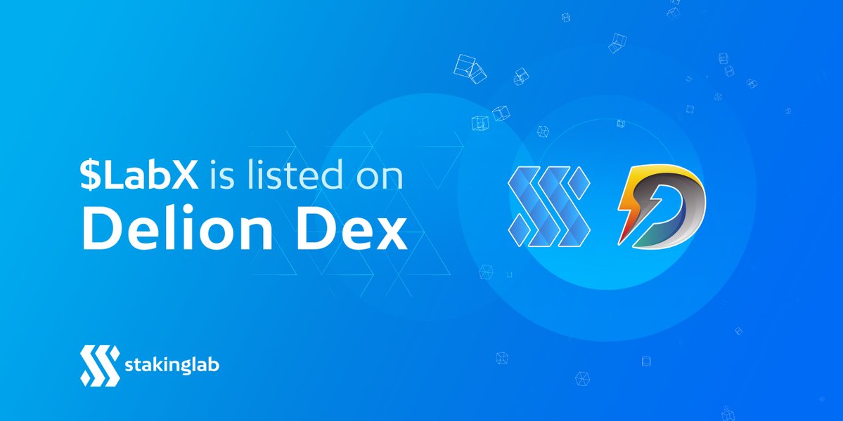Stakinglab ma przyjemność ogłosić, że LABX znajduje się na DelionDEX