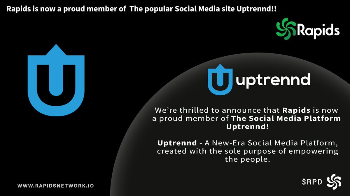 sieć Rapids nawiązała współpracę z platformą mediów społecznościowych Uptrennd