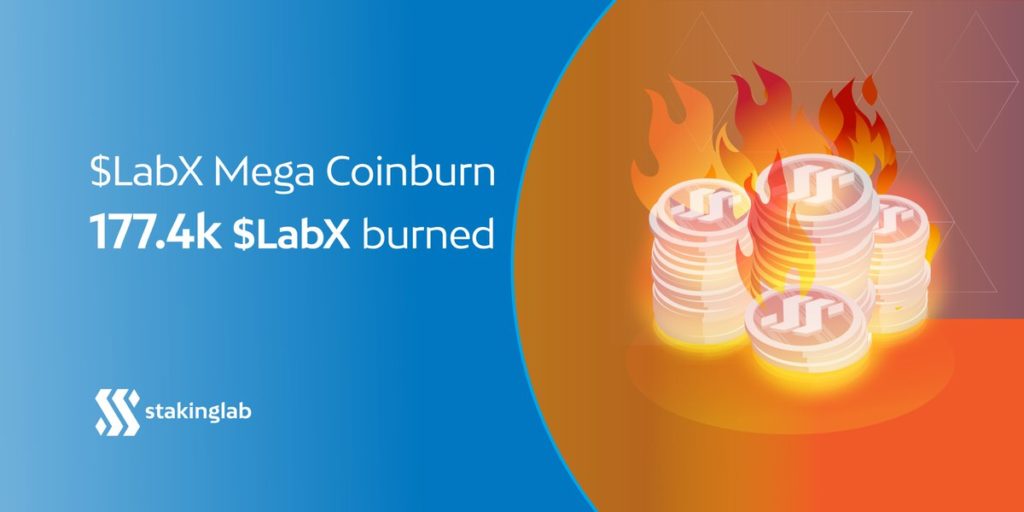 Właśnie doszło do największego wypalenia monety LABX w sumie 177,4 tys