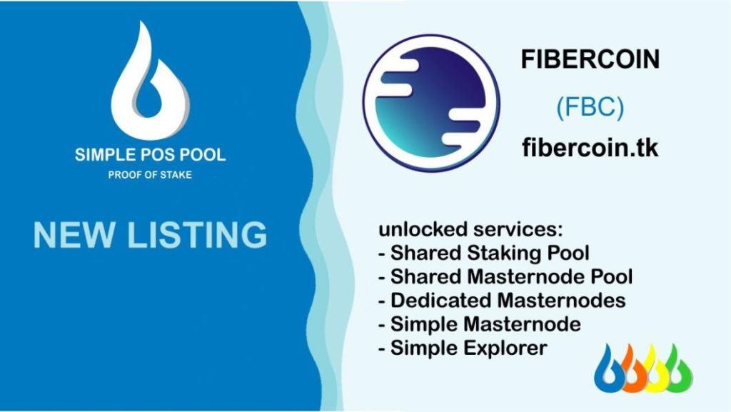 FibreCoin na Simple Pos Pool 1