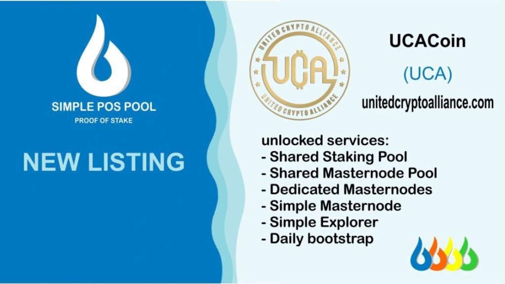 simple pos pool listed united crypto alliance uca