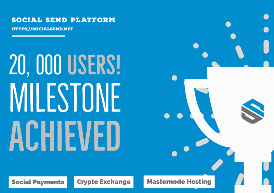 Z dumą ogłaszamy, że osiągnęliśmy kamień milowy 20 000 użytkowników platformy Social SEND przez 3 lata ciężkiej pracy