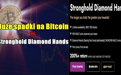 Duże spadki na Bitcoin vs. Stronghold Diamond Hands