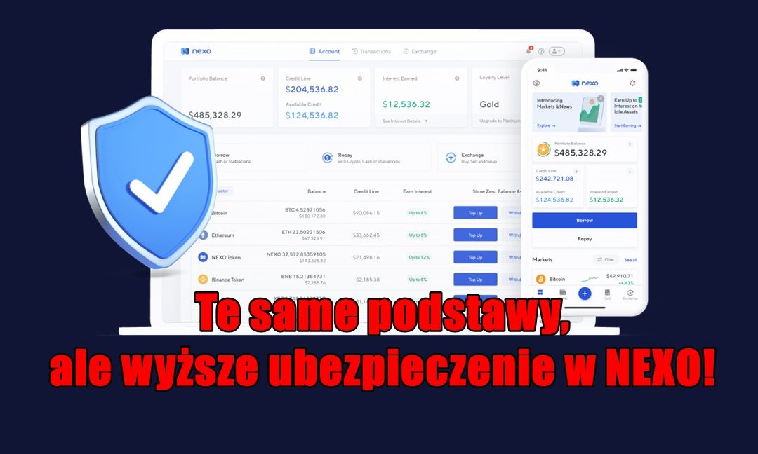 Te same podstawy, ale wyższe ubezpieczenie w NEXO