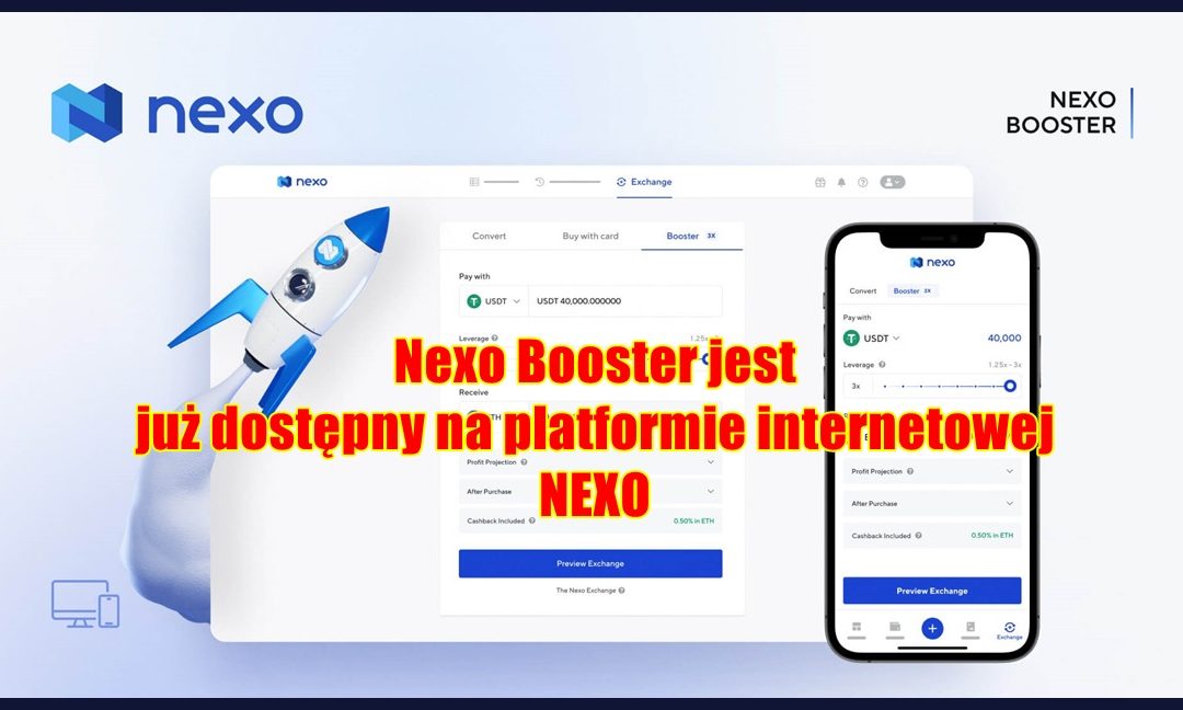 Nexo Booster jest już dostępny na platformie internetowej NEXO