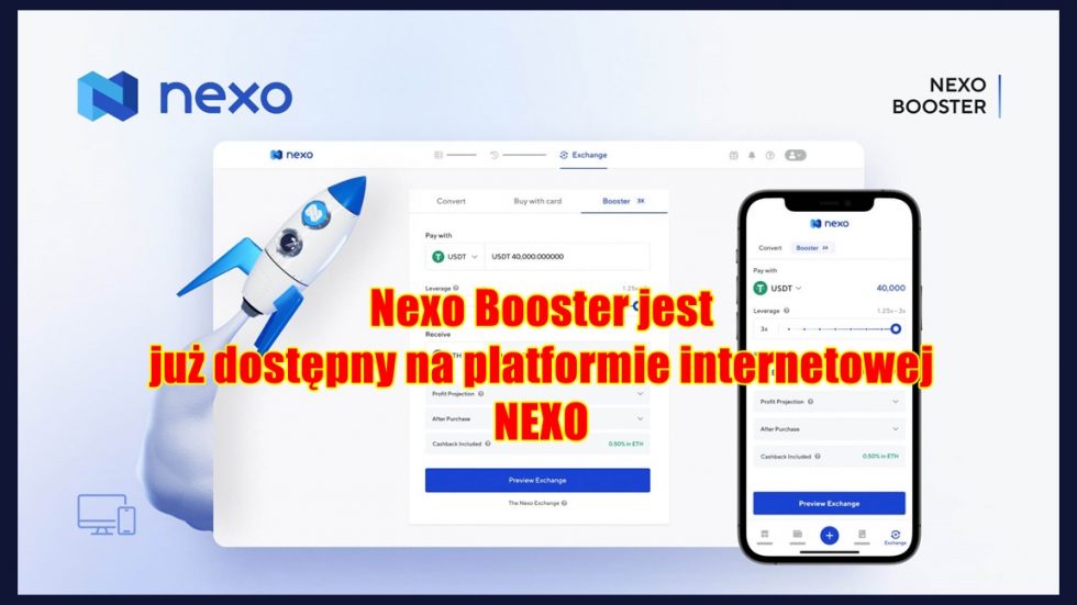Nexo Booster jest już dostępny na platformie internetowej NEXO