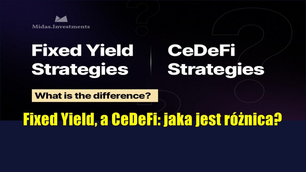 Fixed Yield, a CeDeFi: jaka jest różnica?