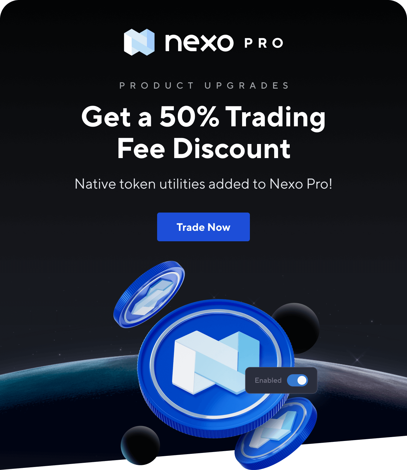 Dzięki tokenowi NEXO oszczędzasz teraz 50% na opłatach