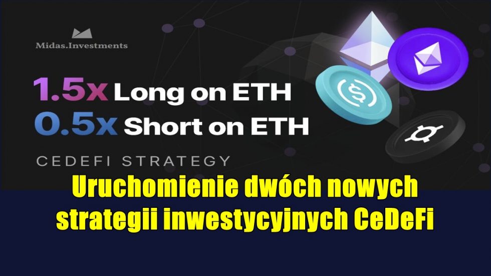 Uruchomienie dwóch nowych strategii inwestycyjnych CeDeFi