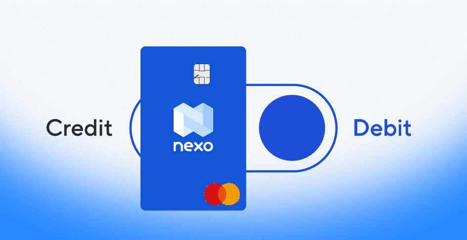 Dostępny jest tryb debetowy karty Nexo