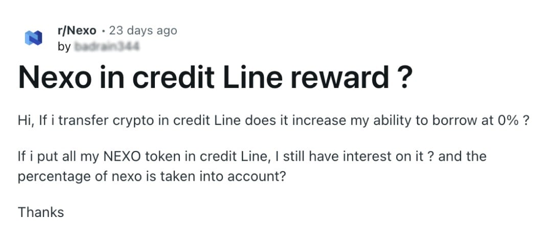 O korzystaniu z tokenów NEXO w portfelu linii kredytowej