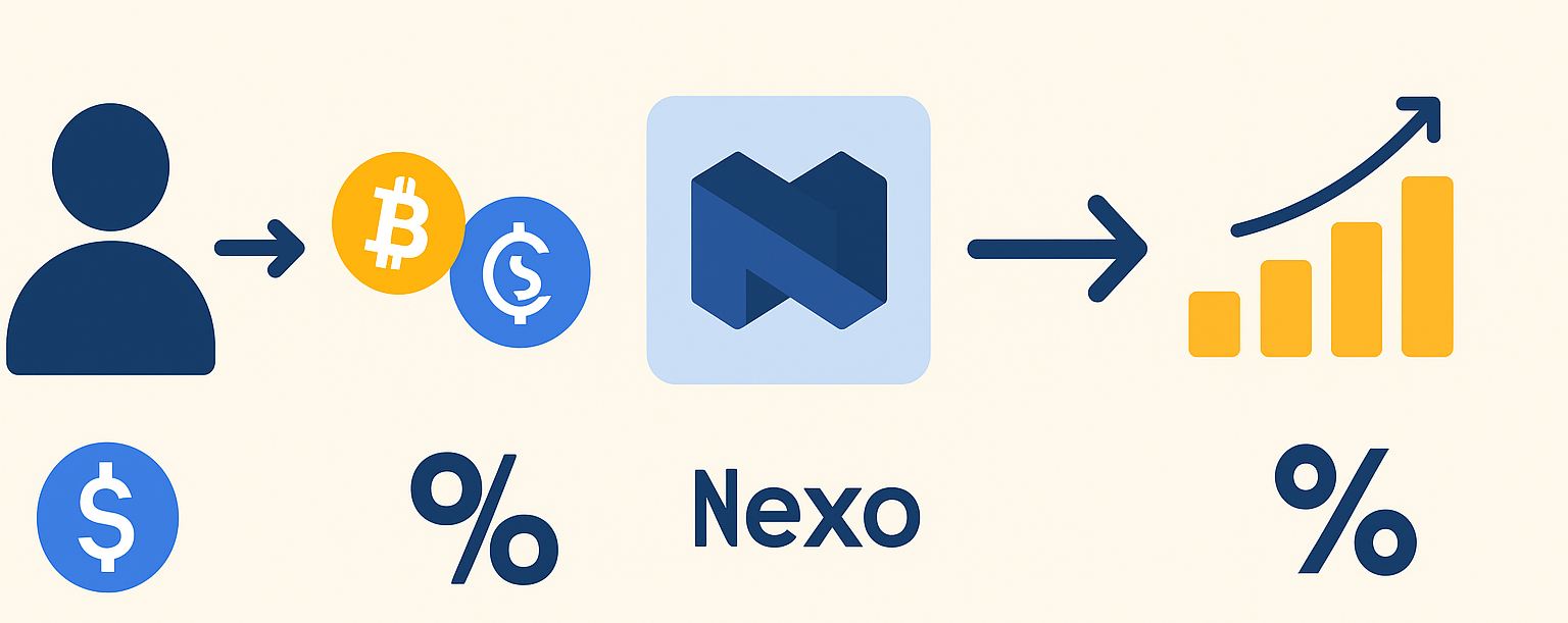 Jak działa pasywne zarabianie na Nexo