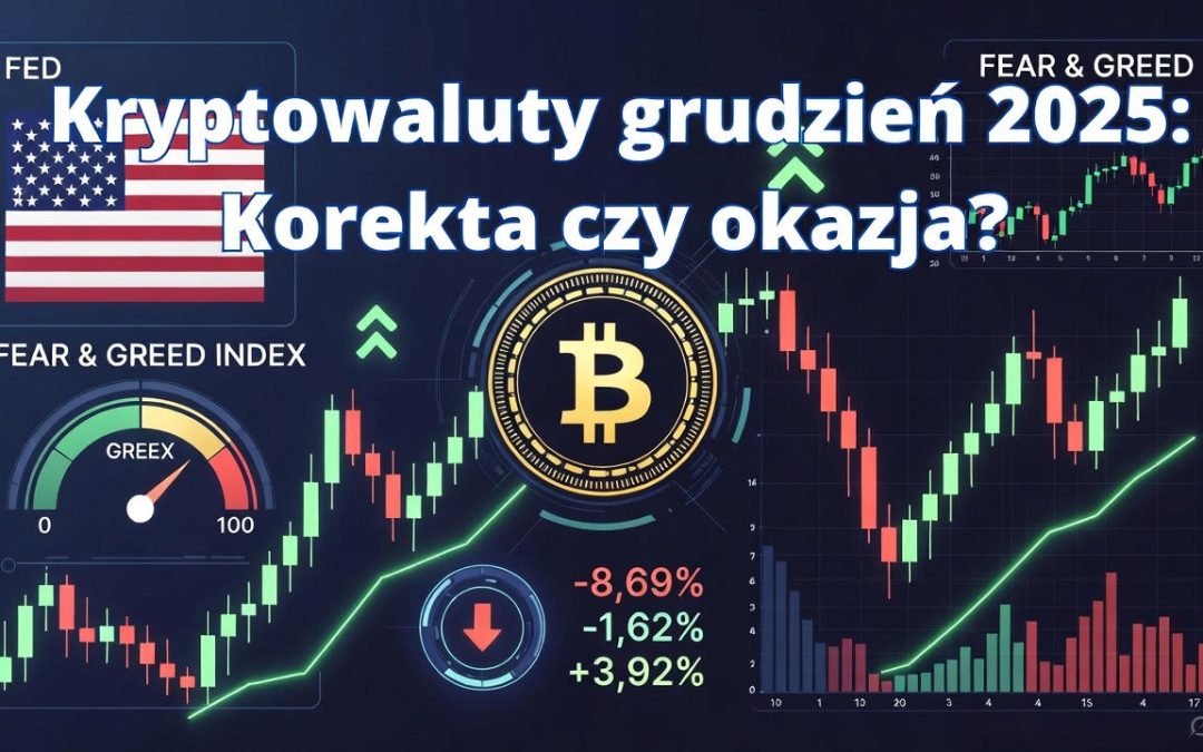 Kryptowaluty w grudniu 2025: Korekta rynku po rekordach – analiza Bitcoina, Ethereum i altcoinów