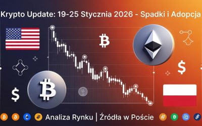 Bitcoin i Ethereum w dół! Aktualności kryptowalut 19–25 stycznia 2026 – spadki, adopcja i nowe prawo w Polsce