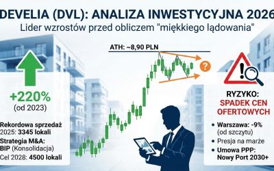 Develia (DVL) 2026: Analiza Inwestycyjna. Rekordowa sprzedaż kontra spadki cen mieszkań